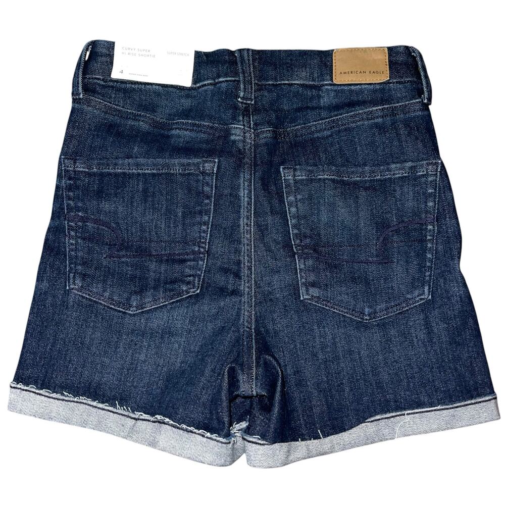 American Eagle Cutoff Shorts Curvy Super High Rise